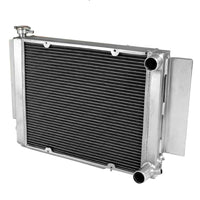 2Row Aluminum Radiator For 1971-1982 Mazda Rx2/Rx3/Rx4/Rx7 SA/FB S2 with heater pipe 1971 1972 1973 1974 1975 1976 1977 1978 1979 1980 1981 1982