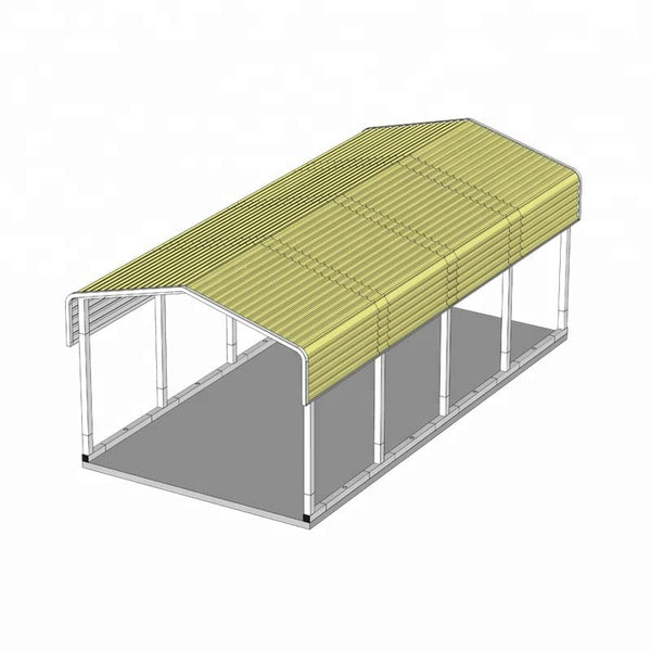 Brisbane Double Aluminium Shade Shed 6M Wide Portable Double Carport Wrapped Roof QLD