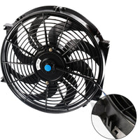 14 inch Universal Electric Radiator Cooling Slim Fans Push Pull Mount